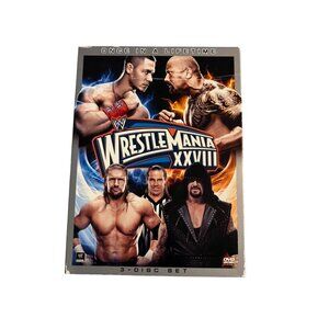WrestleMania XXVIII 2012 DVD 3-Disc Set The Rock John Cena Wrestling Pre-Owned
